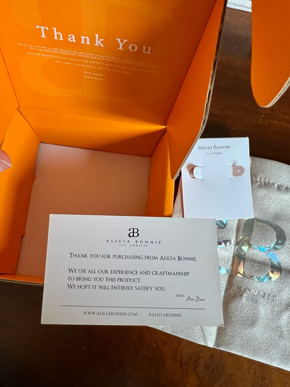 NEW Alicia Bonnie Gift Box and Dustbag